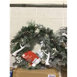 Home Accents Holiday 30" Flocked Wreath
