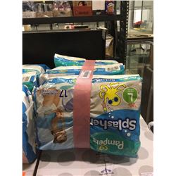 Pampers Splashers Diapers Lot of 3