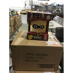 Case of 4 Incredibles 2 Glow Buddies LED Light Up Toys