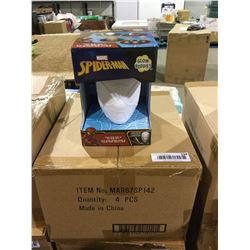 Case of 4 Marvel Spiderman Color-Me and Glow Kit Glow Buddies LED Light Up Toys