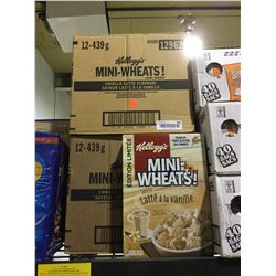 Case of Mini Wheats Vanilla Latte Flavor (12 x 439g)