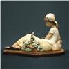 Image 2 : Lladro - Woman with Bird #01013514; iss
