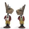Image 1 : A pair of standing rabbit paper mache n