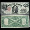 Image 1 : 1917 United States one dollar note; red