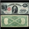 Image 1 : 1917 United States one dollar note; red
