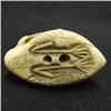 Image 5 : Carved ivory netsuke; old man with cran