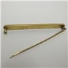 Image 2 : 14k gold enamel bar pin; C. 1910 pin me