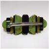Image 4 : Art Deco black and green bakelite pin m