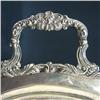 Image 2 : Sterling oval serving tray; applied cha