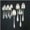 Image 1 : Ten sterling silver spoons including se
