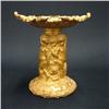 Image 1 : Bronze cherub pedestal; applied foliate