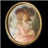 Image 1 : Miniature portrait of a lady; transfer 