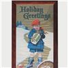 Image 2 : Bond Bread Holiday Greetings framed adv