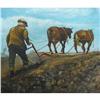 Image 2 : Wm A. Tulloch oil on canvas "The Plowma