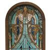 Image 2 : Stained glass window; arched top; abstr