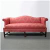 Image 1 : Chippendale style camelback sofa; scrol