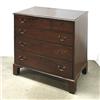 Image 1 : Mahogany chest of drawers; rectangular 