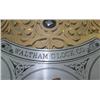 Image 2 : Waltham mahogany tall case clock; metal