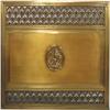 Image 1 : Brass architectural panel; molded borde