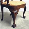 Image 3 : Pair of walnut Chippendale style armcha