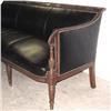 Image 2 : Federal style mahogany and black leathe