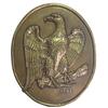 Image 1 : Bronze oval eagle plaque; date 1792 bel