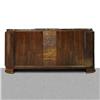 Image 1 : French Art Deco demilune mahogany sideb
