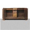Image 3 : French Art Deco demilune mahogany sideb