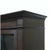 Image 2 : Mahogany double glass door bookcase; ov