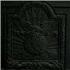 Image 2 : Cast iron fireback; relief cast "INA, 1