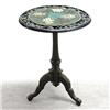 Image 1 : Ebonized Victorian tilt-top table, with