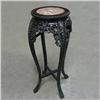 Image 1 : Rosewood oriental stand with inlaid rou