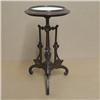 Image 1 : Walnut Victorian stand with white marbl