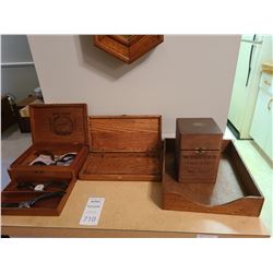 Antique Wooden Boxes A