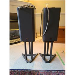 Speakers with Stands B