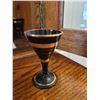 Image 2 : Blue & gold Decanter & 4 goblets Cat A
