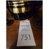 Image 8 : Blue & gold Decanter & 4 goblets Cat A