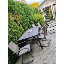 Martha Stewart Table & 6 chairs Cat C