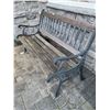 Image 2 : Wrought iron & Wood bench. Cat A