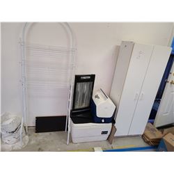 Cabinet, heater and more. Cat A