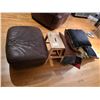 Image 1 : Leather Ottoman and more Cat C