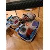 Image 5 : Assortment of kitchen ware & Card Table Cat A