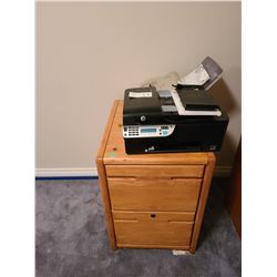 Oak file cabinet and more. Cat B