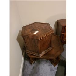 Two wood coffee tables Cat C