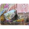 Image 2 : Gift Basket: Adult Coloring Book, Slippers, Sleep Eye Mask, Spa Face Mask x4, Cloth Face Mask x2, Zi