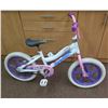 Image 1 : Girl's Mongoose White & Pink Cruiser Bike