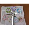 Image 2 : Metal Pinwheel on Pedestal Base w/ 7 Round Photo Frames