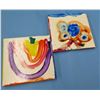 Image 1 : 4"x4" Hand-painted Decorative Coasters