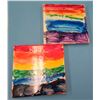 Image 1 : 4"x4" Hand-painted Decorative Coasters