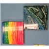 Image 1 : 4"x4" Hand-painted Decorative Coasters